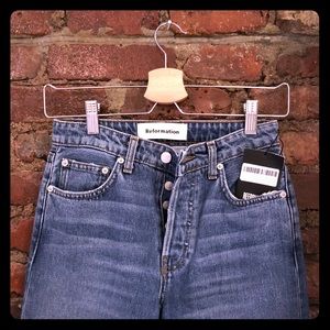 Reformation Fawcett Jeans-BRAND NEW